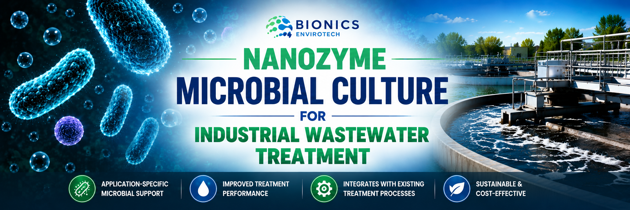 Nanozyme Microbial Culture for Industrial Wastewater Treatment