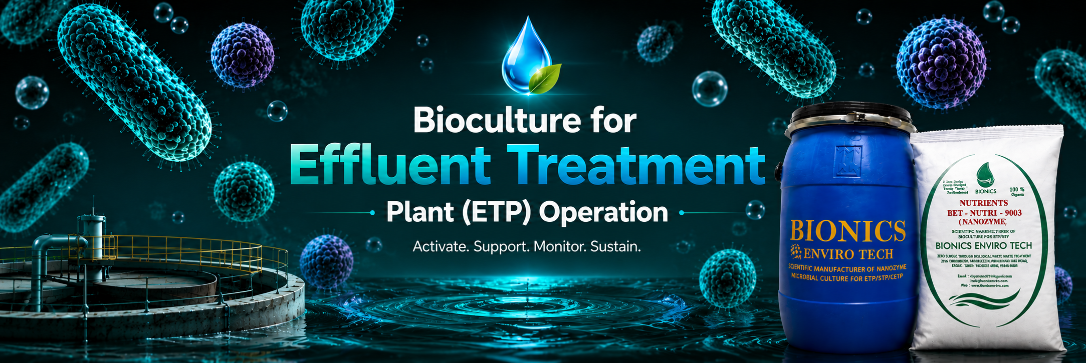 Bioculture for Effluent Treatment Plant (ETP) Operation