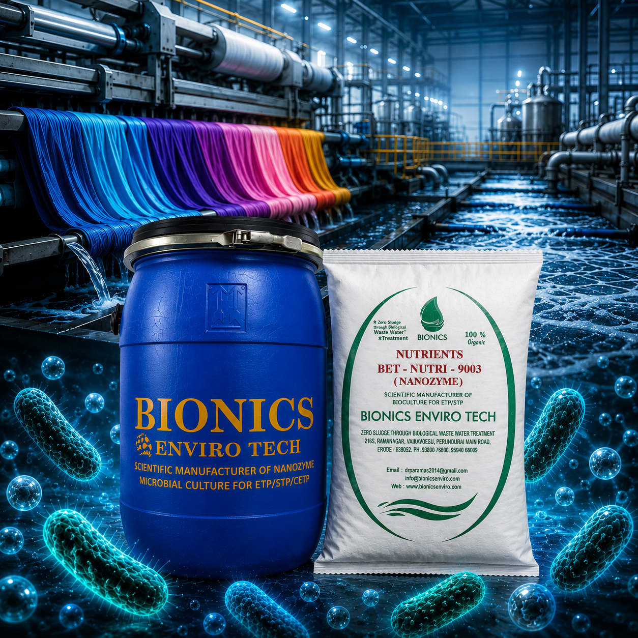 Nanozyme Bioculture for CETP Operations